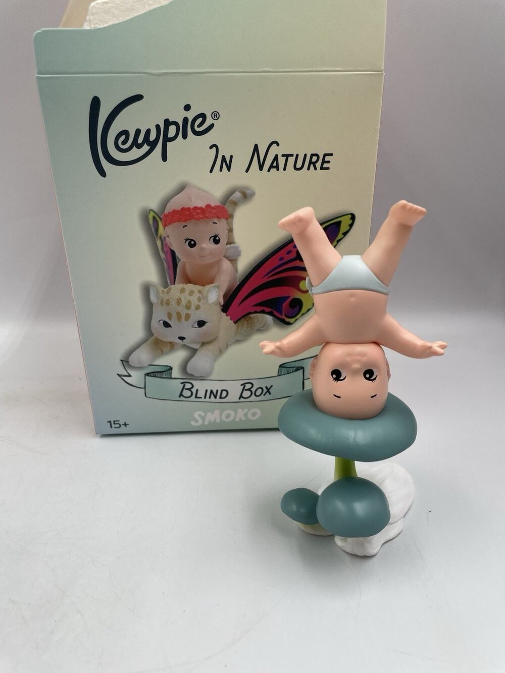 Smoko Kewpie In Nature Blind Box: Kewpie On Headstands On A Mushroom Confirmed